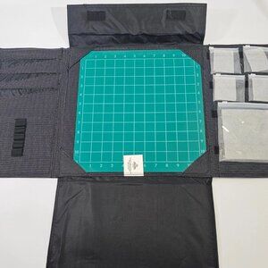 Memories to Go Scrapbooking Travel Tote Fold Up For Supplies & Paper 14x14 NEW